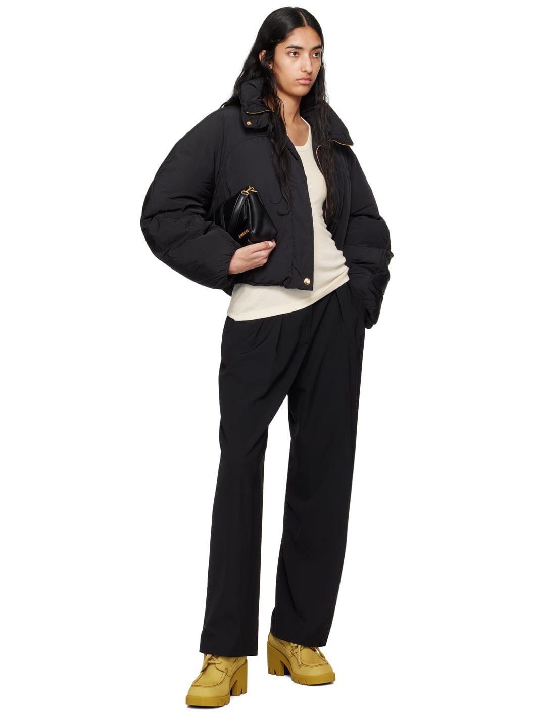 Black La Casa 'La doudoune courte Caraco' Jacket - 4