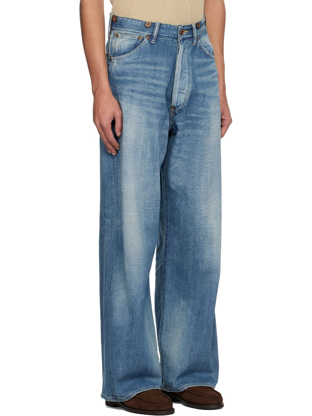 Blue Lot. 704 C. 1920's Jeans - 2