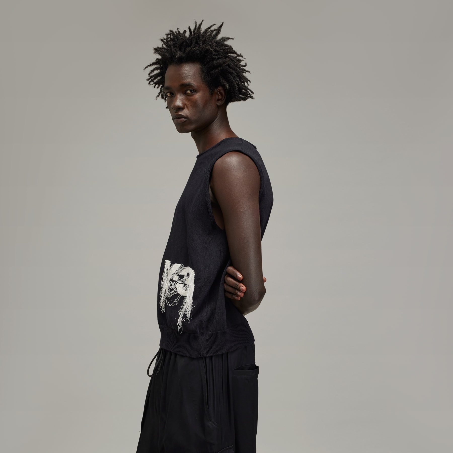 Y-3 Logo Knit Vest - 3