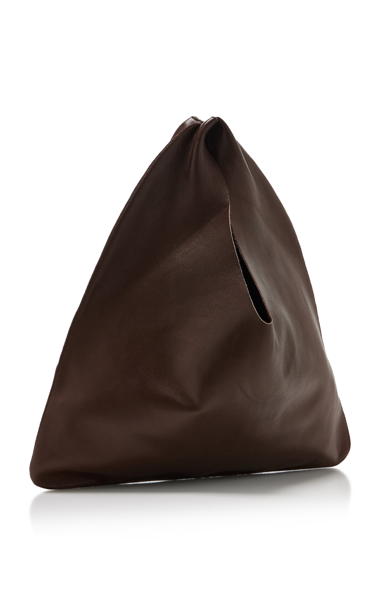 Small Bindle Leather Bag brown - 3