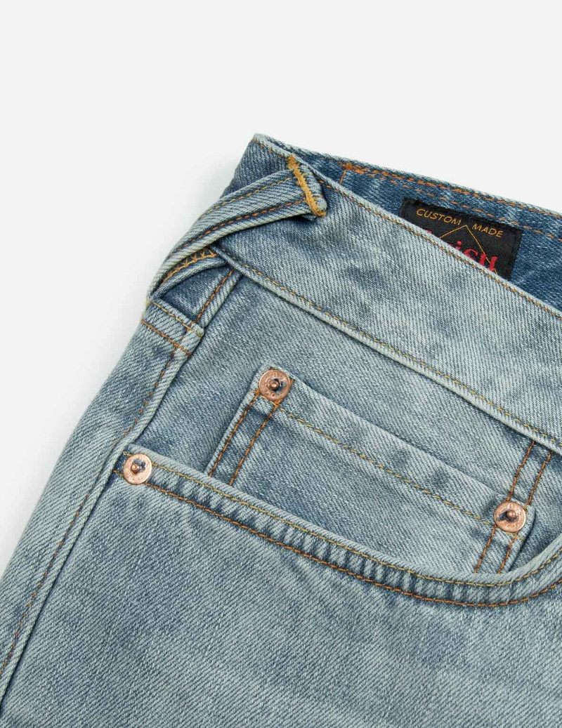 PLAYFUL GODHEAD DAICOCK PRINT REGULAR FIT DENIM SHORTS 9