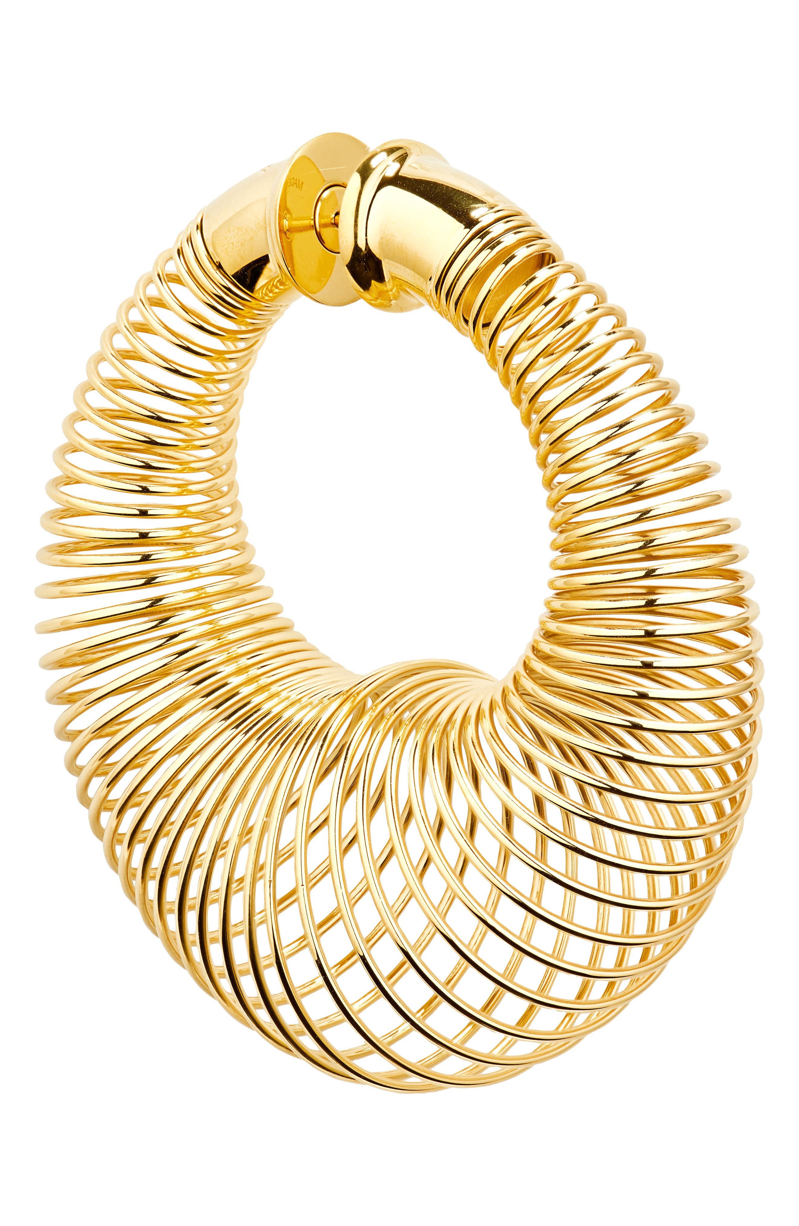 Alaïa Spiral Hoop Earrings in Or at Nordstrom - 4