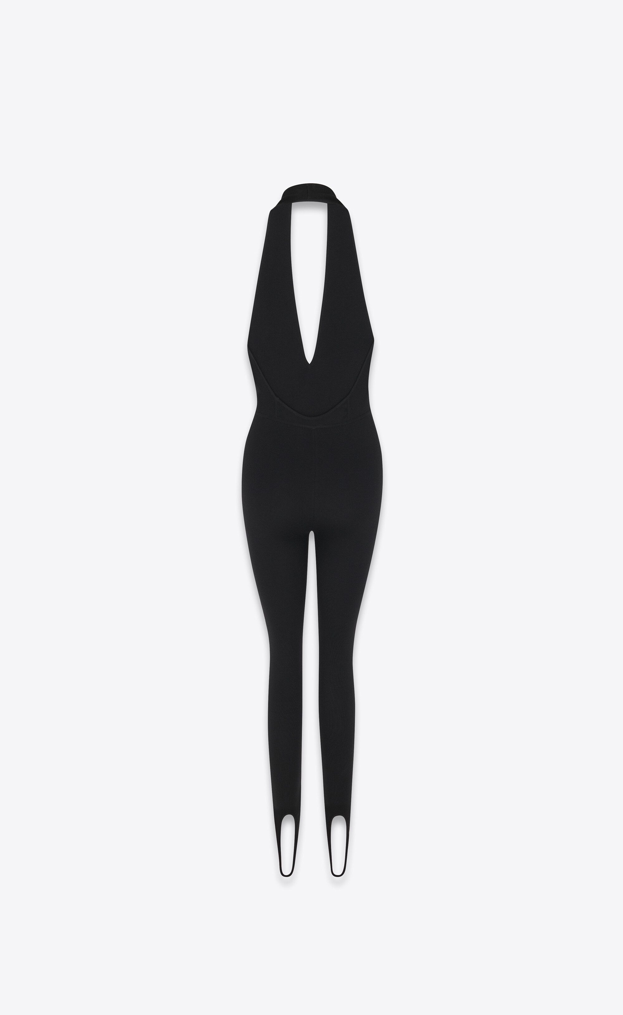 halterneck jumpsuit in wool - 2