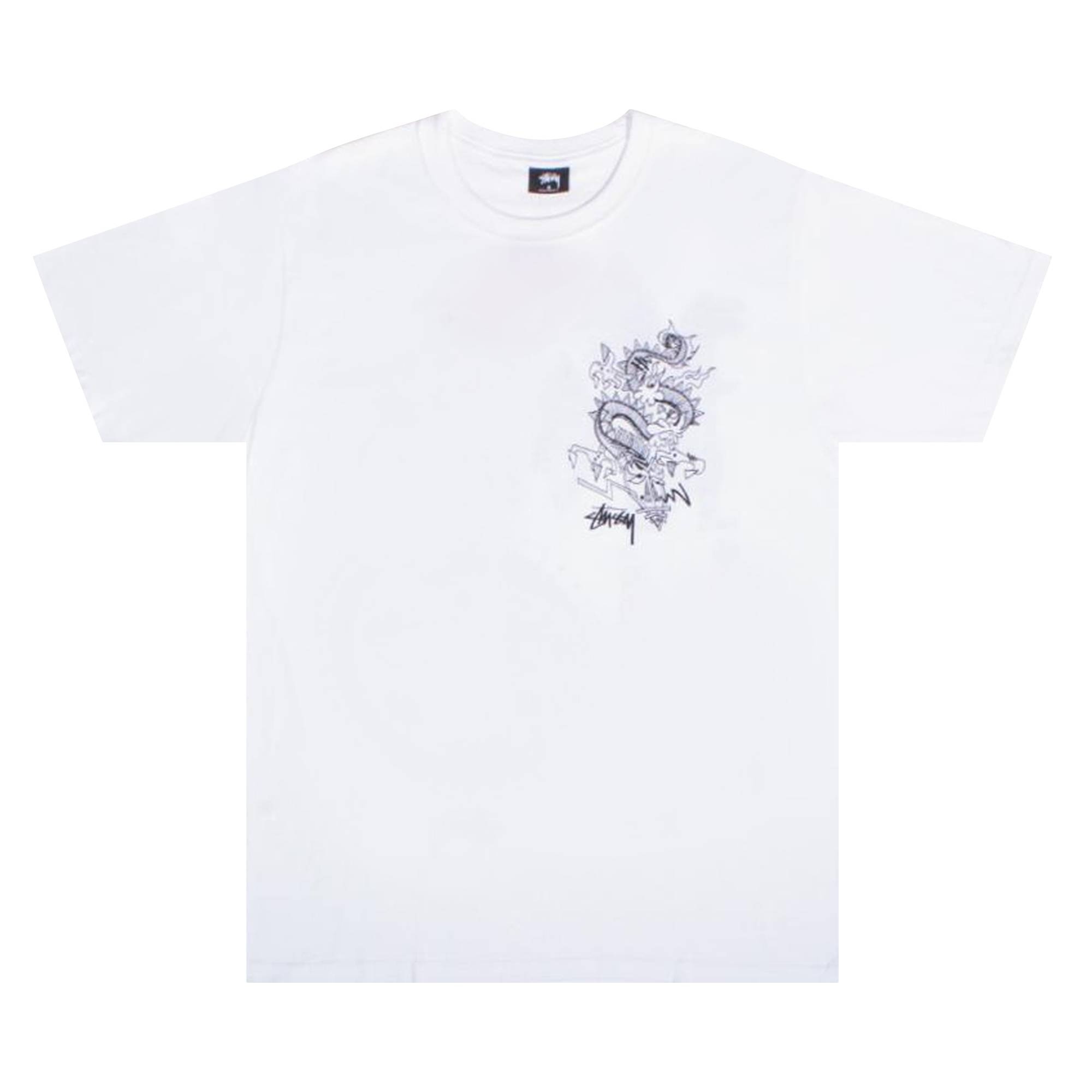 Stussy Funky Tribe Tee 'White' - 1