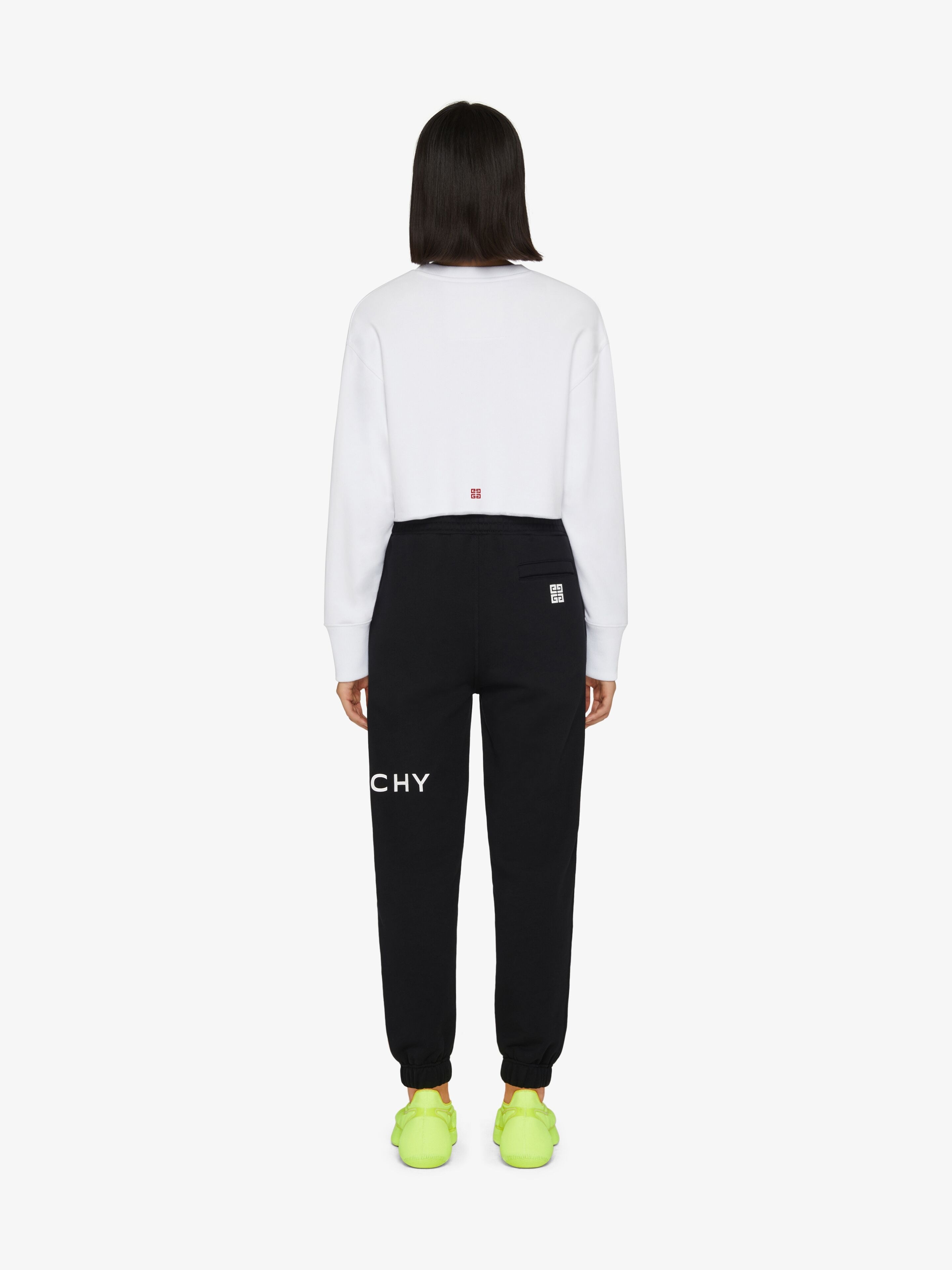 GIVENCHY ARCHETYPE SLIM FIT JOGGER PANTS IN FLEECE - 4