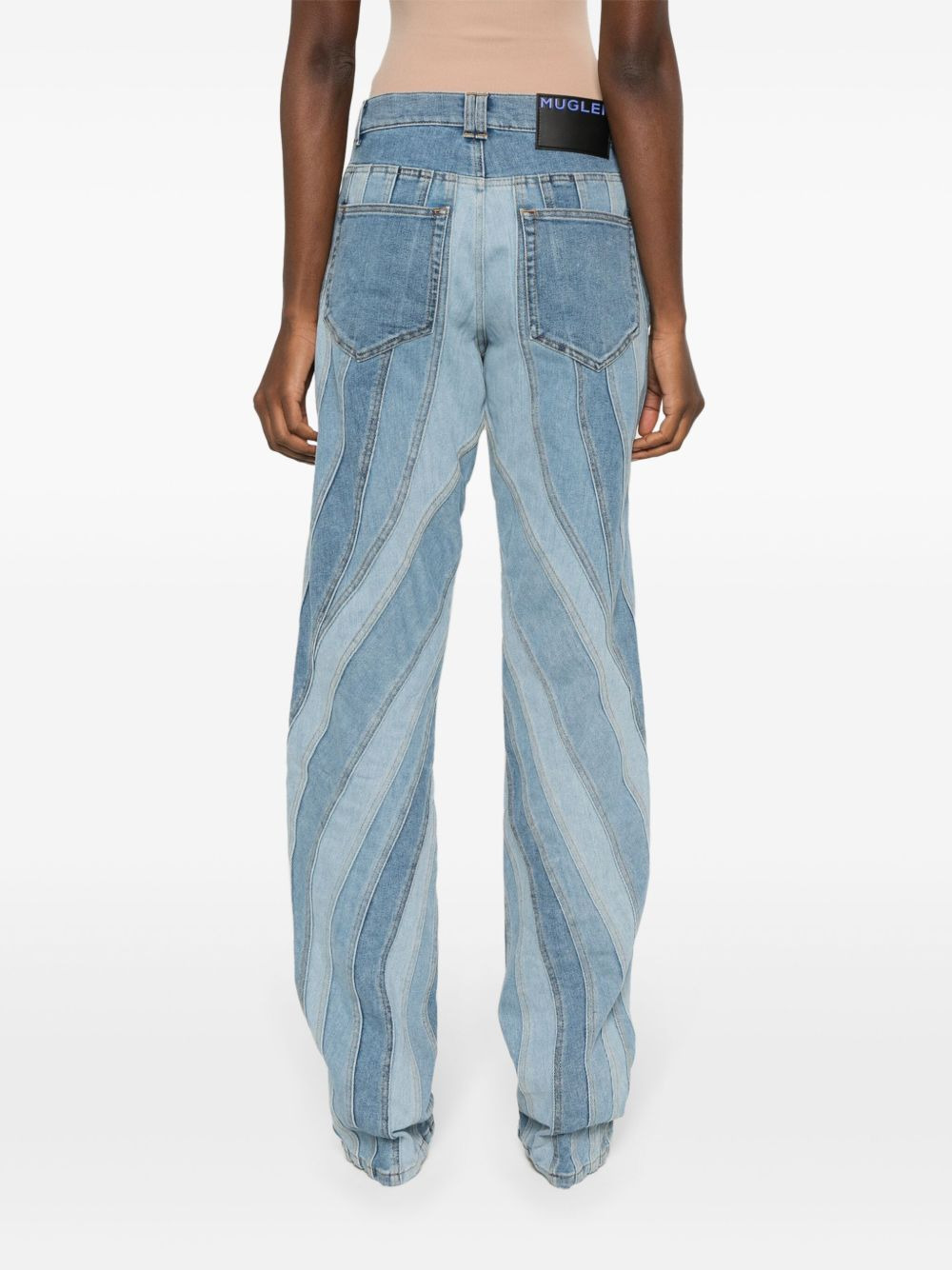 Spiral straight-leg jeans - 4