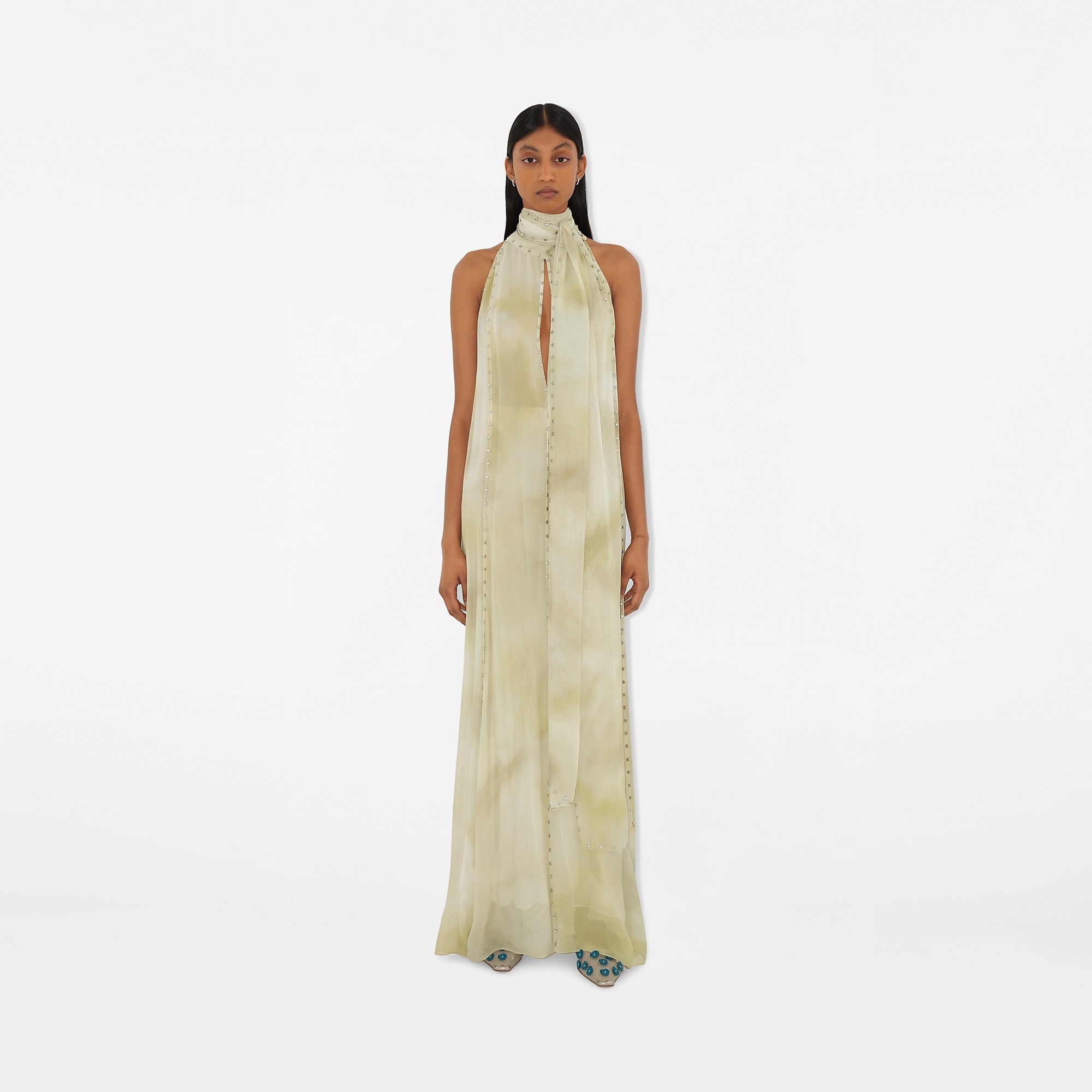Camouflage Crepe Dress - 2