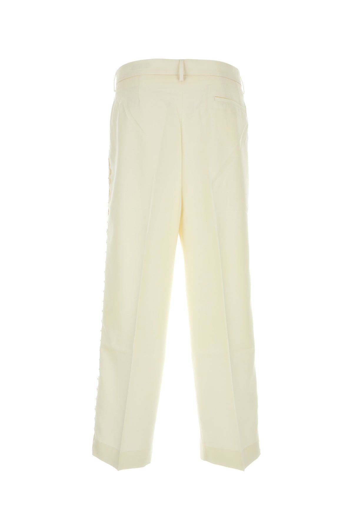 Ivory wool pant - 2