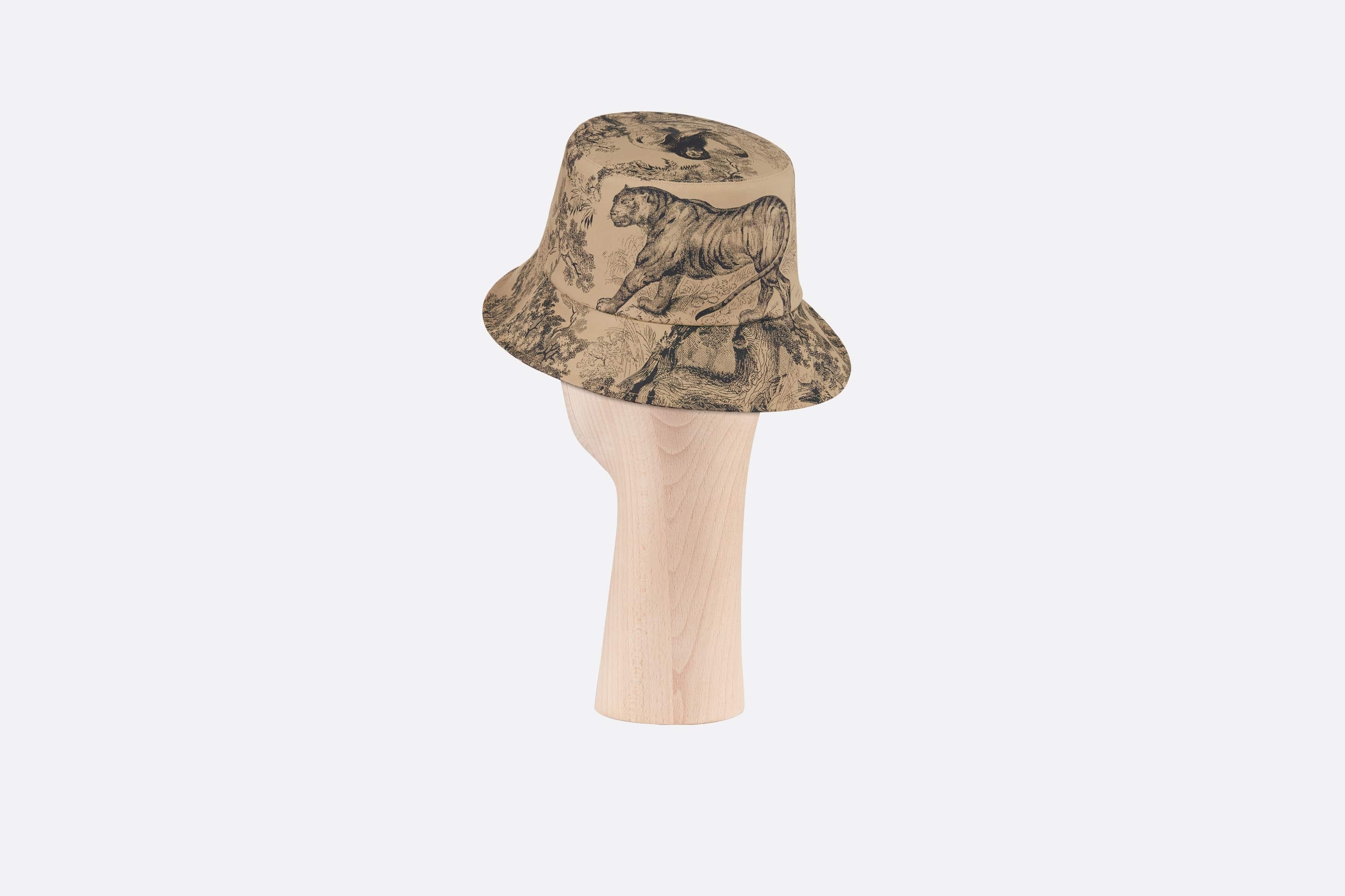 Reversible Teddy-D Toile de Jouy Small Brim Bucket Hat - 3