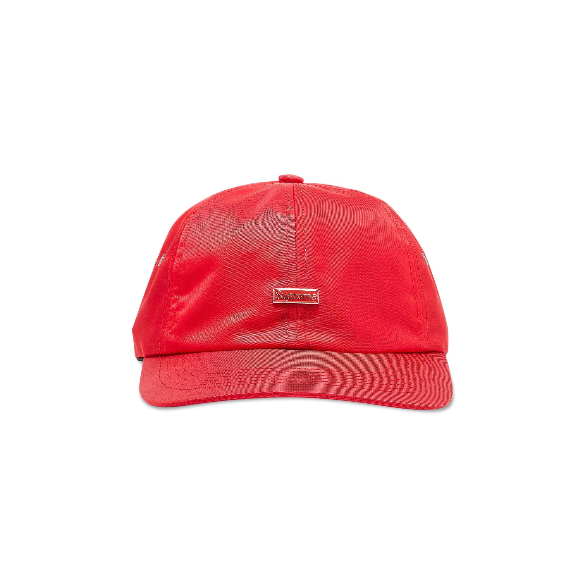 Supreme Supreme Enamel Logo 6-Panel 'Red' | REVERSIBLE