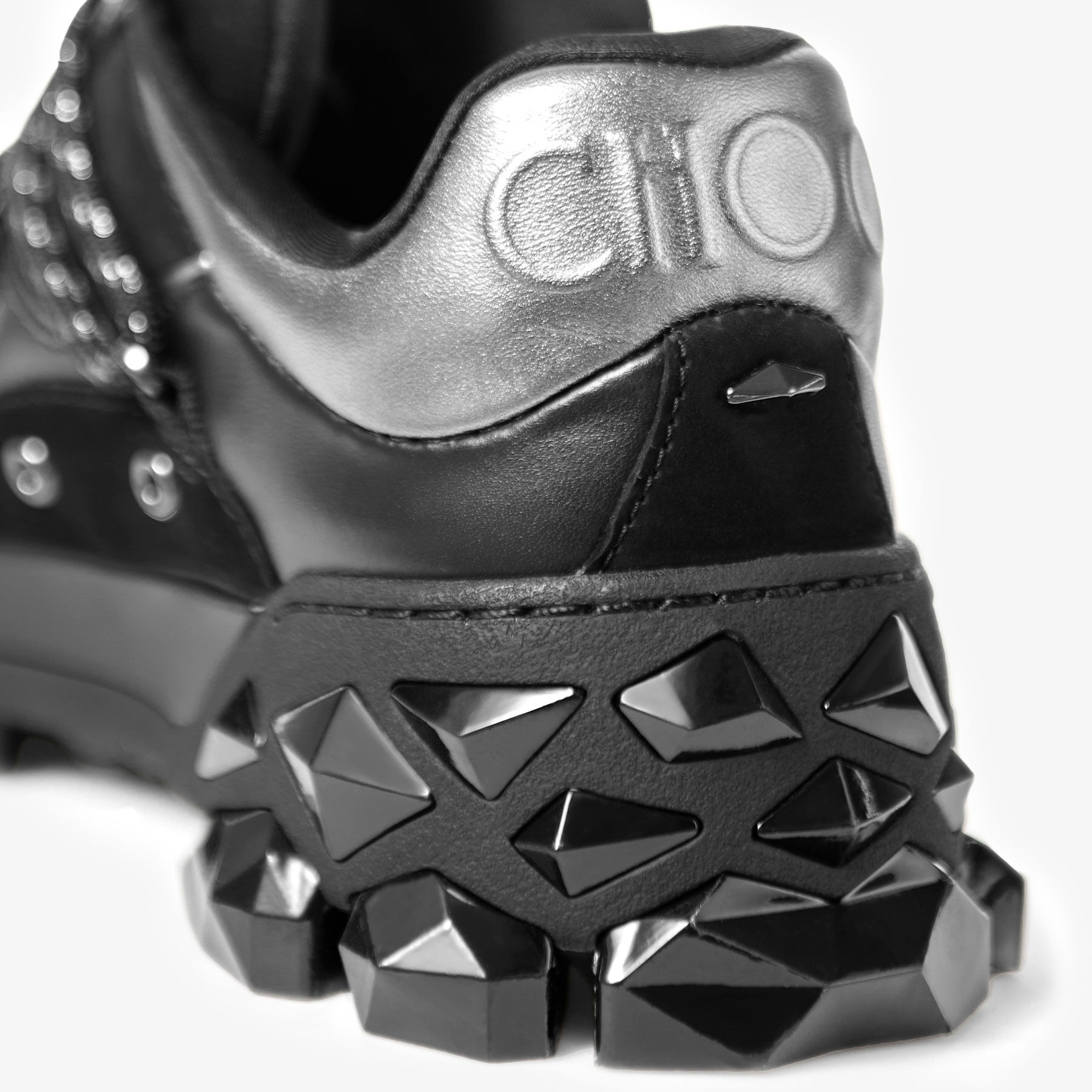 Diamond X II/F
Black Leather Trainers - 4