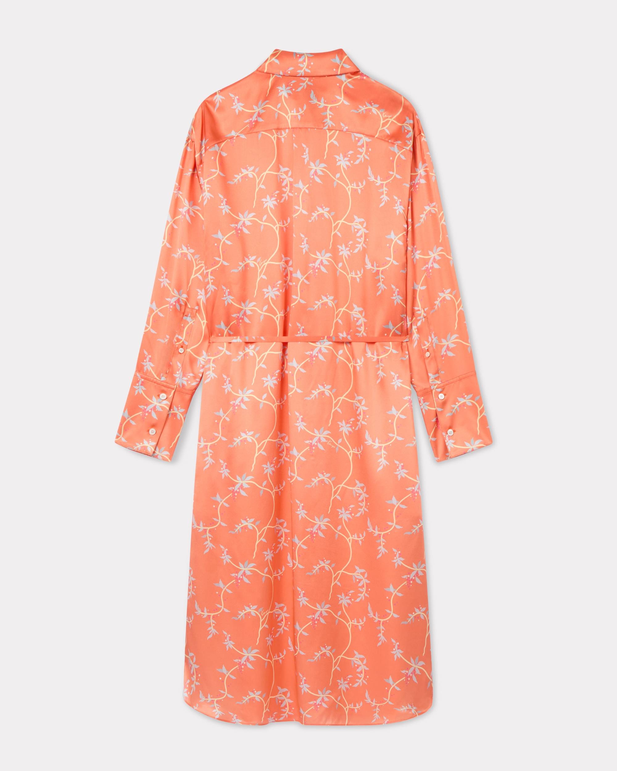 'KENZO Jungle Flower' midi shirt dress in silk - 2
