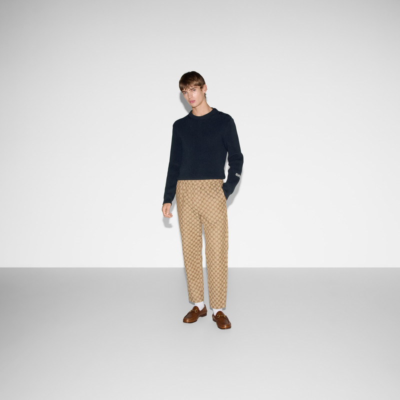 GUCCI GG canvas jogging pant outlook