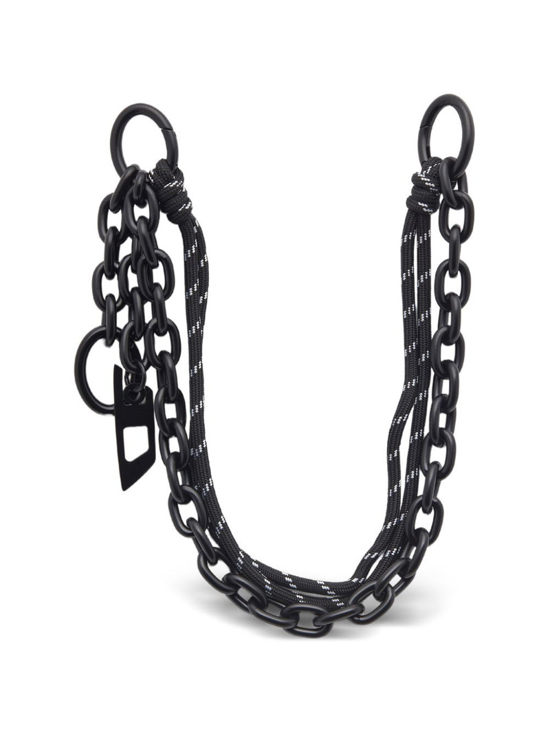 Chain-D logo-pendant charm 1