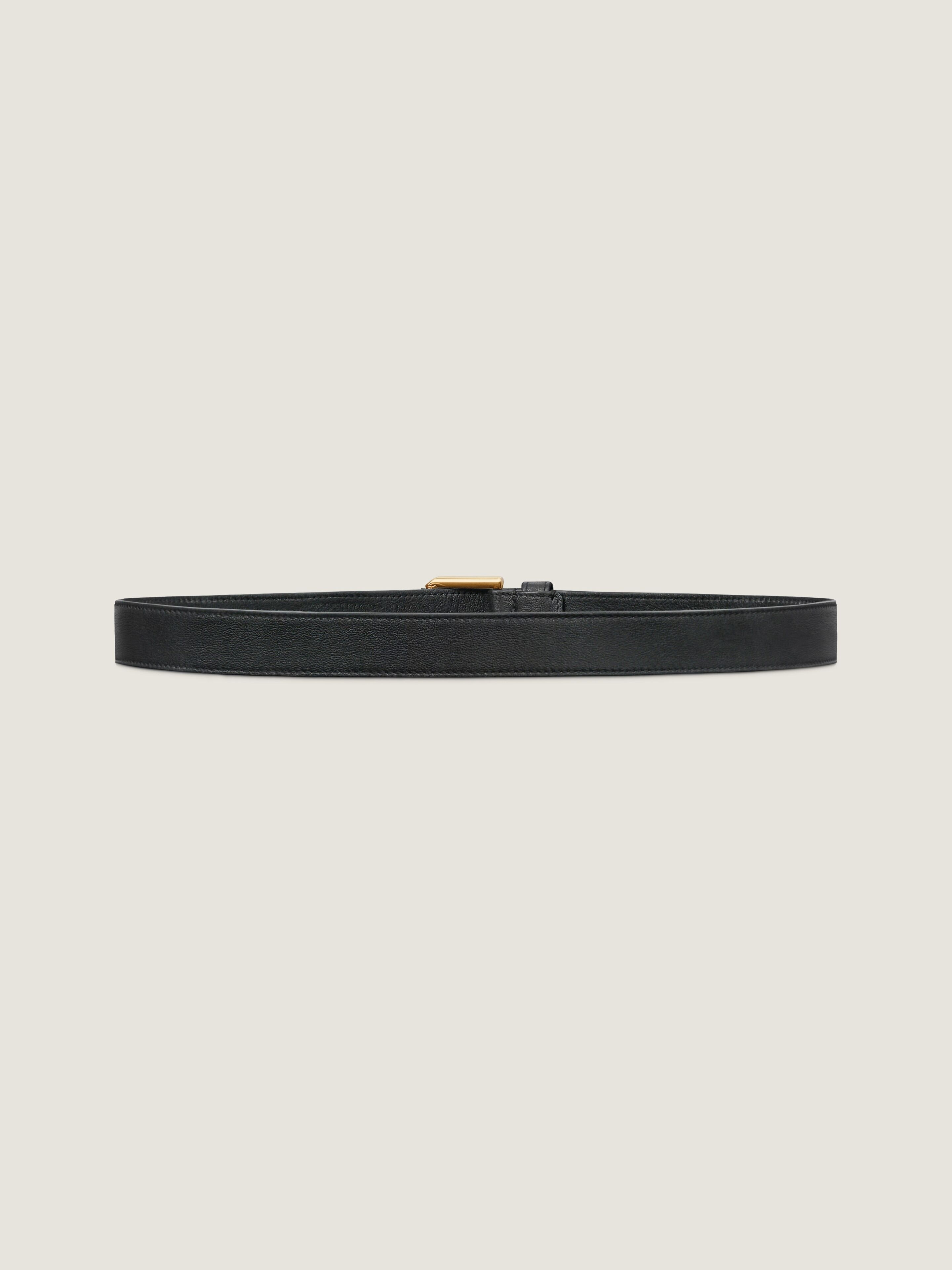 VOYOU BELT IN SHINY LEATHER - 2