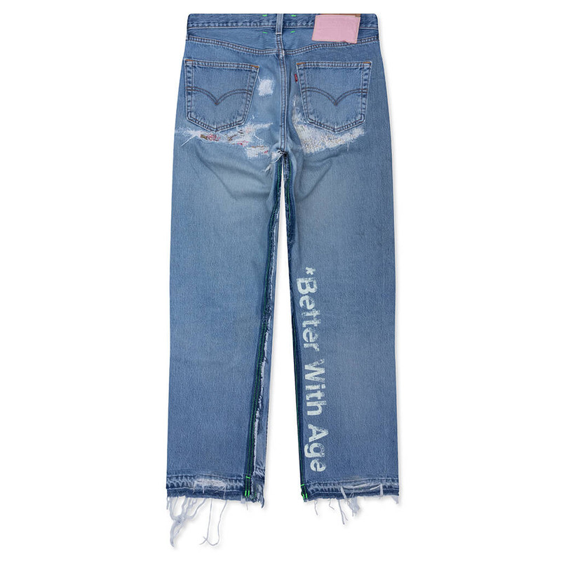 *Better With Age STERLING REPAIR DENIM TROUSER - INDIGO outlook