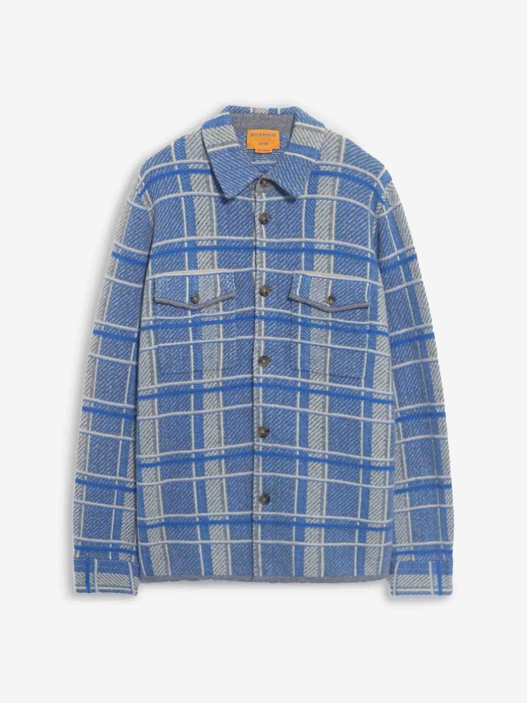 PLAID PRINT OVERSHIRT - 1