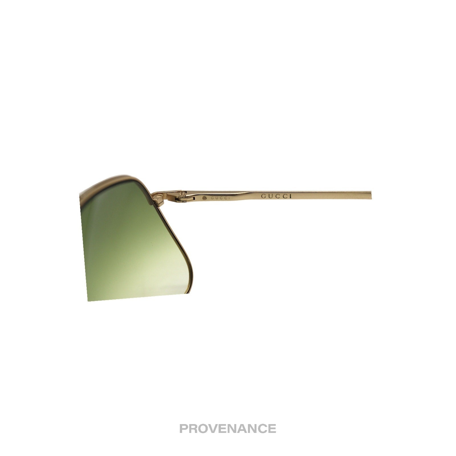 Gucci Extended Aviator Sunglasses - Brushed Gold - 5