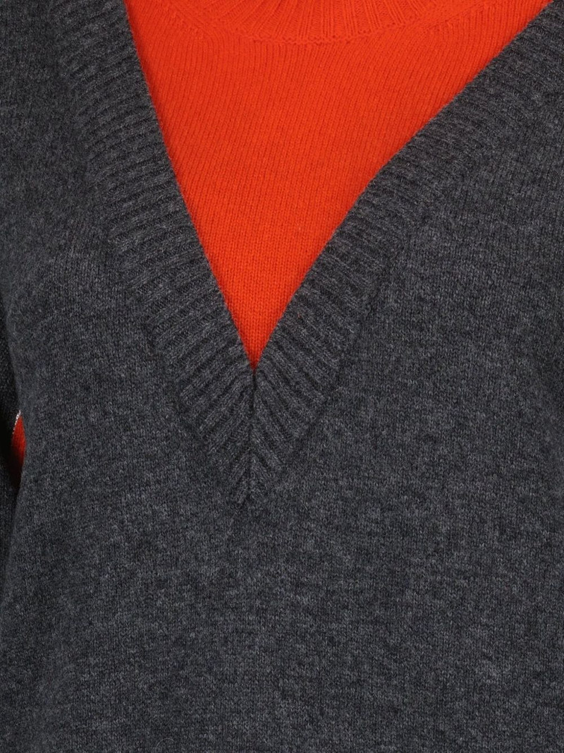 rabanne two-tone sweater outlook