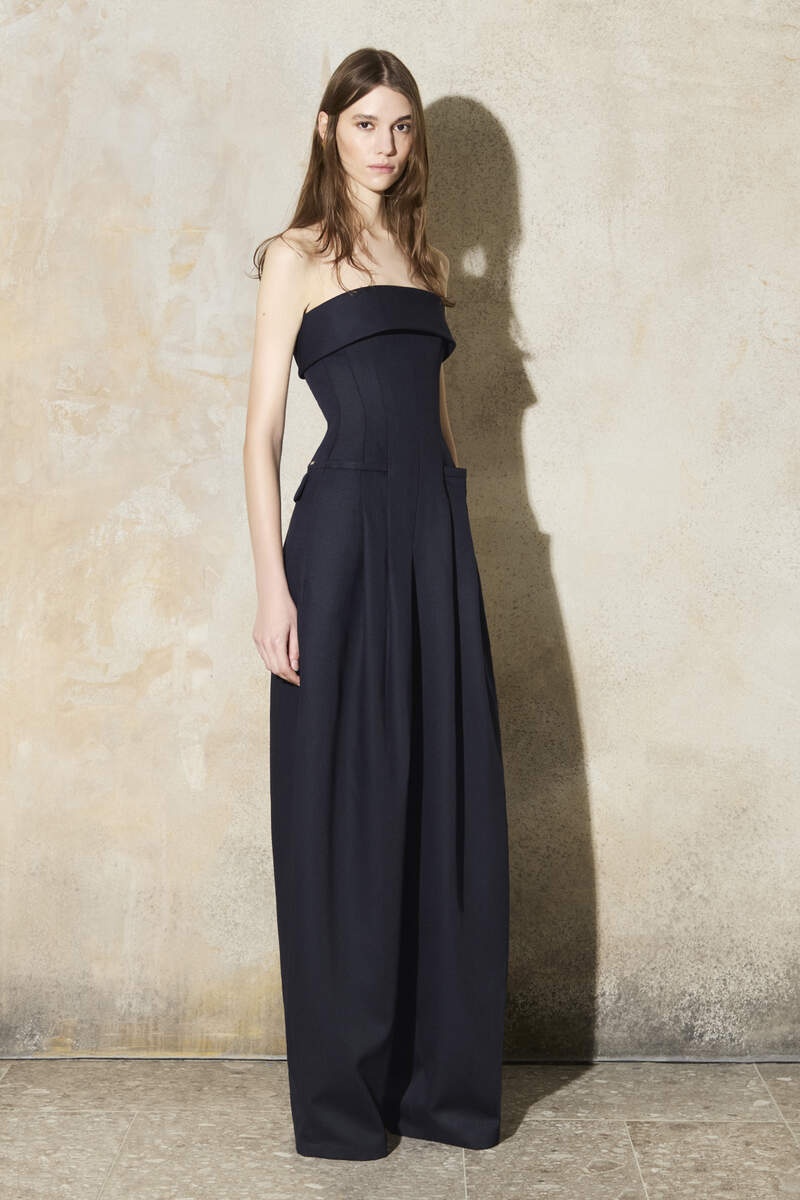WOOL ROUNDED JUMPSUIT - 3