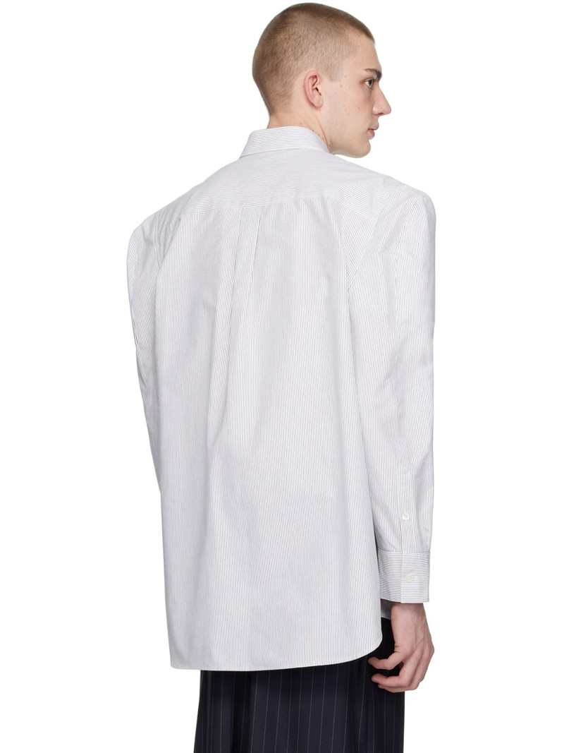 White Robot Shoulder Shirt 3