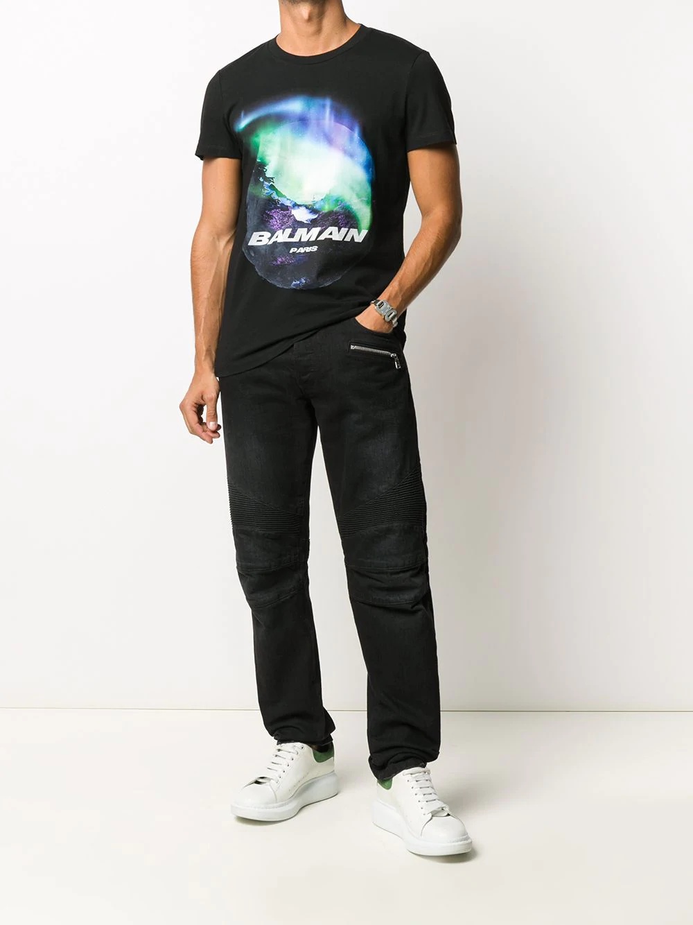 Northern Lights printed T-shirt - 2