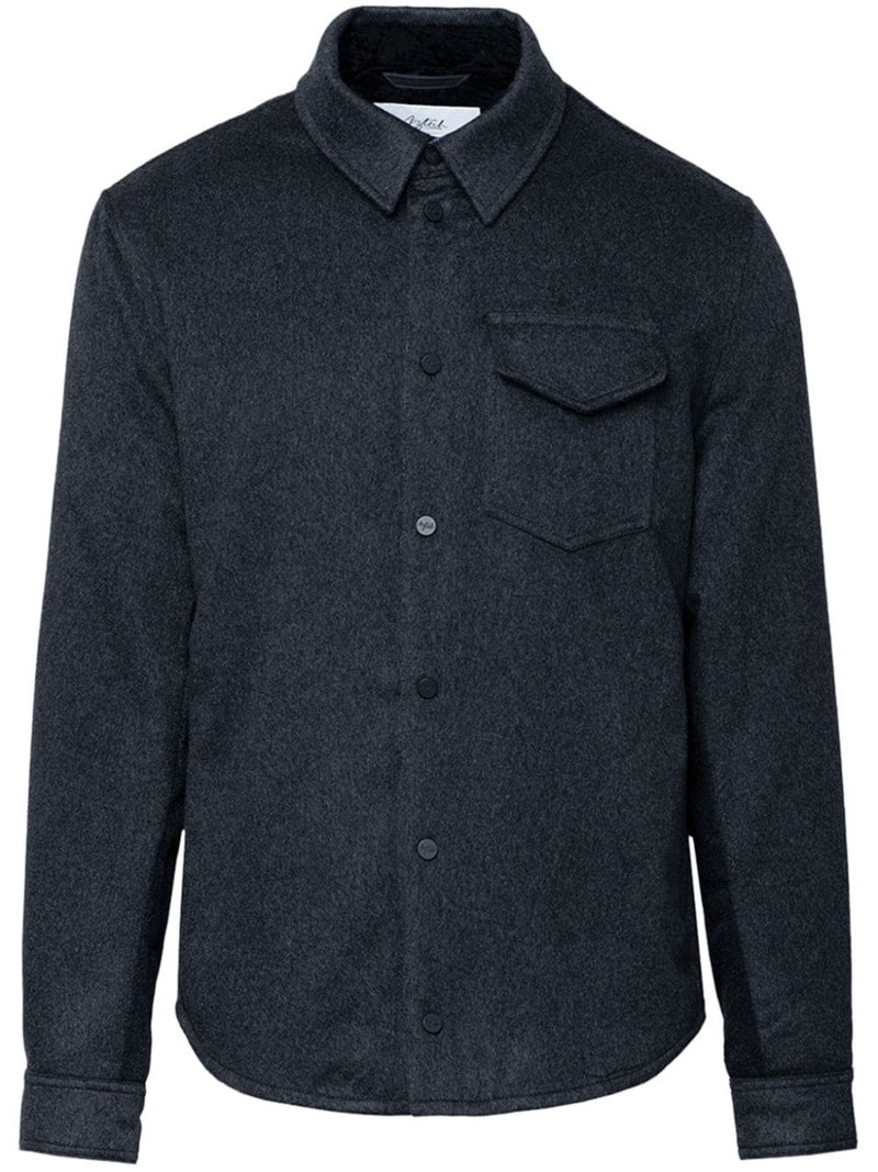 Lenado padded cashmere shirt jacket 1
