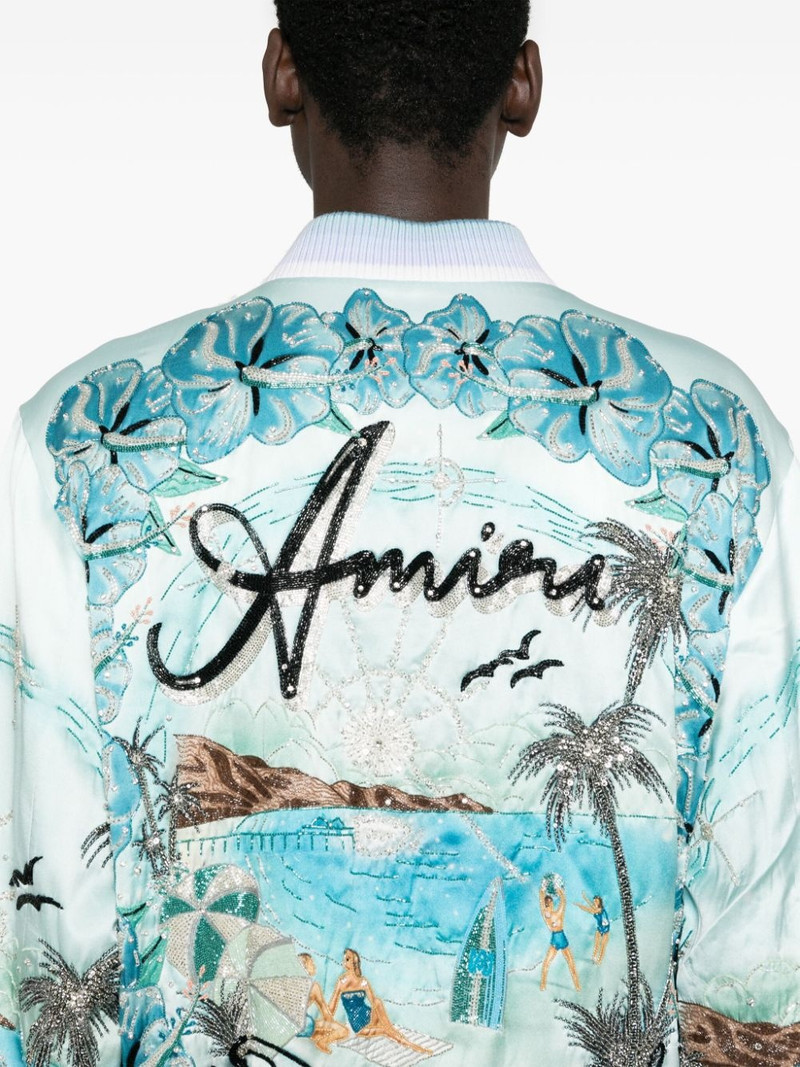 Paradise beaded bomber jacket 5