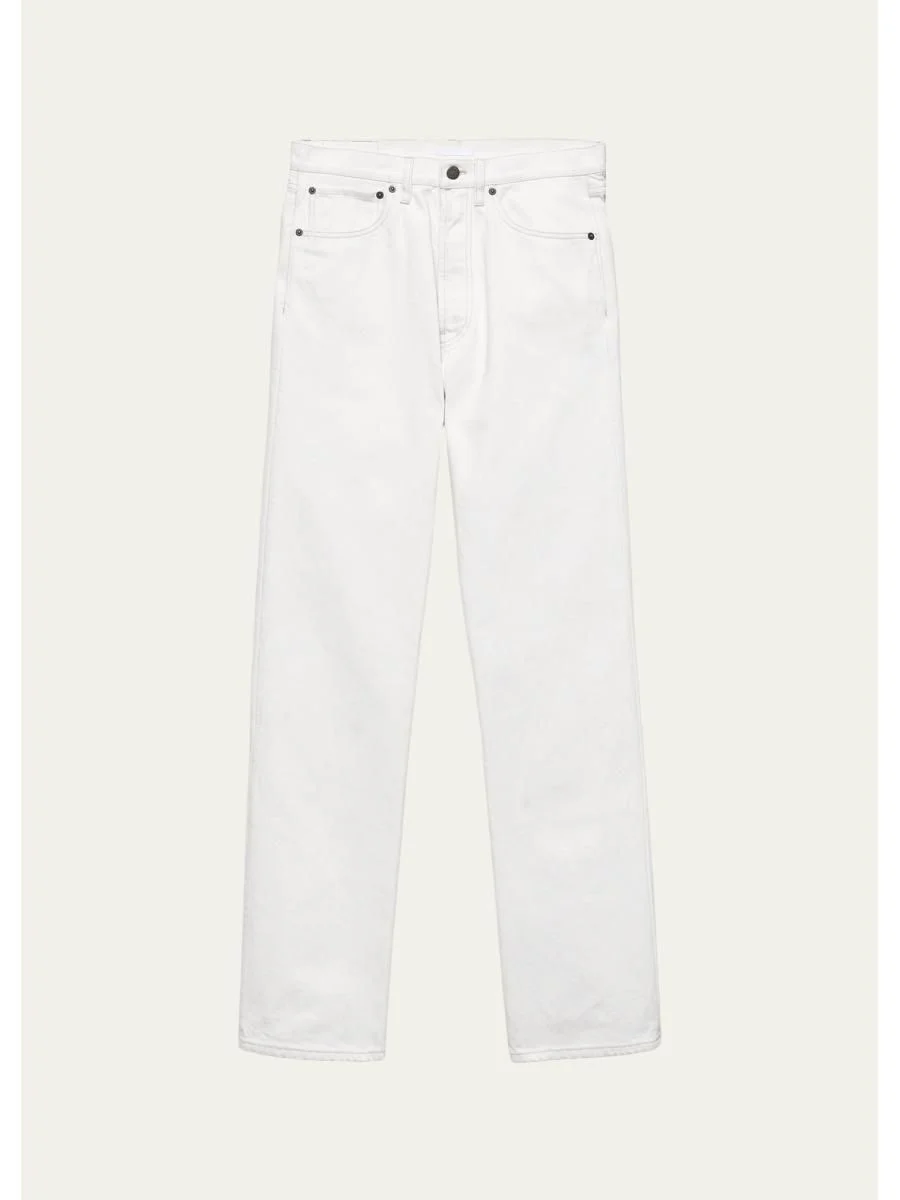 Men's Denim Straight Leg Five-Pocket Pants - 1