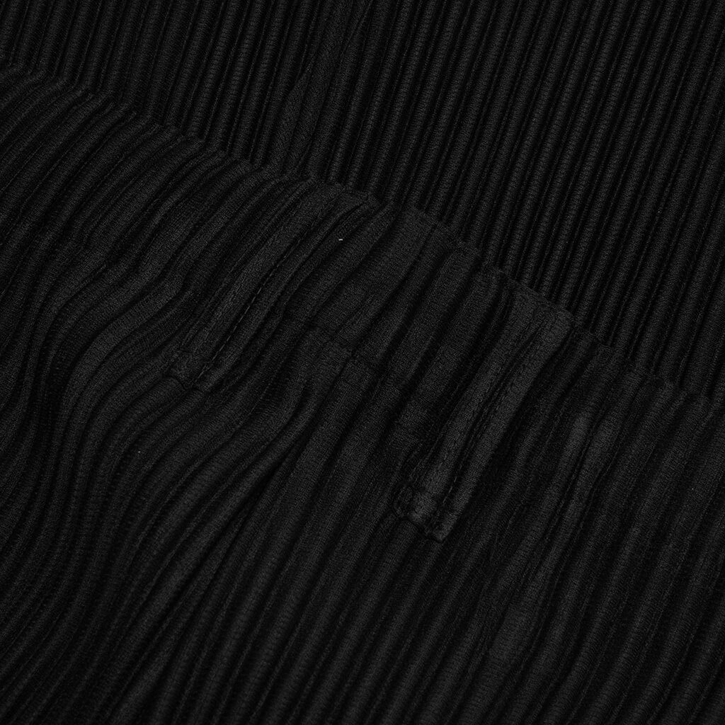 TAILORED PLEATS 2 SHORTS - BLACK - 4