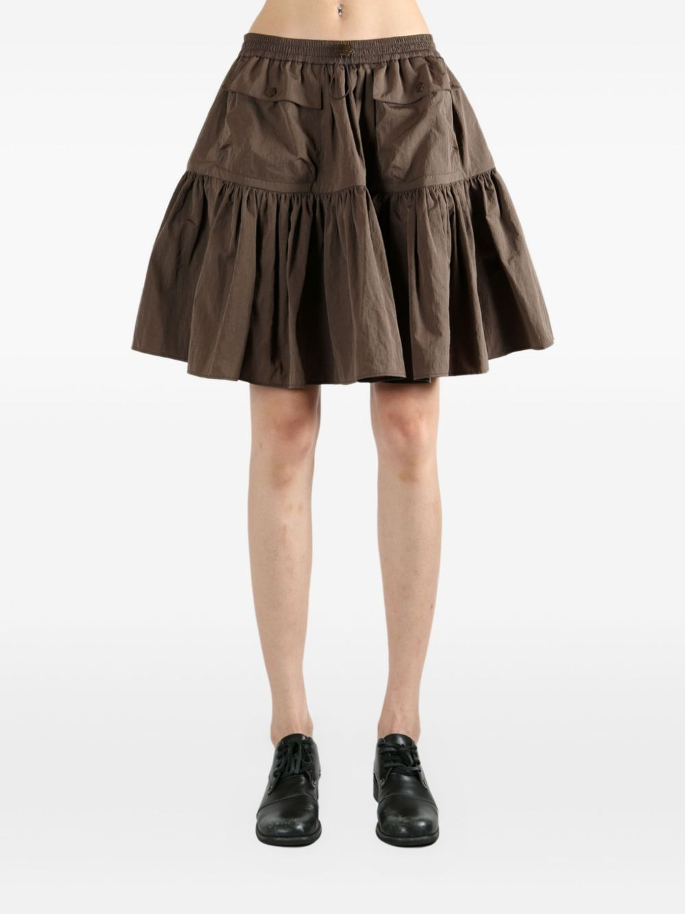 ruffled pocket skirt - 2