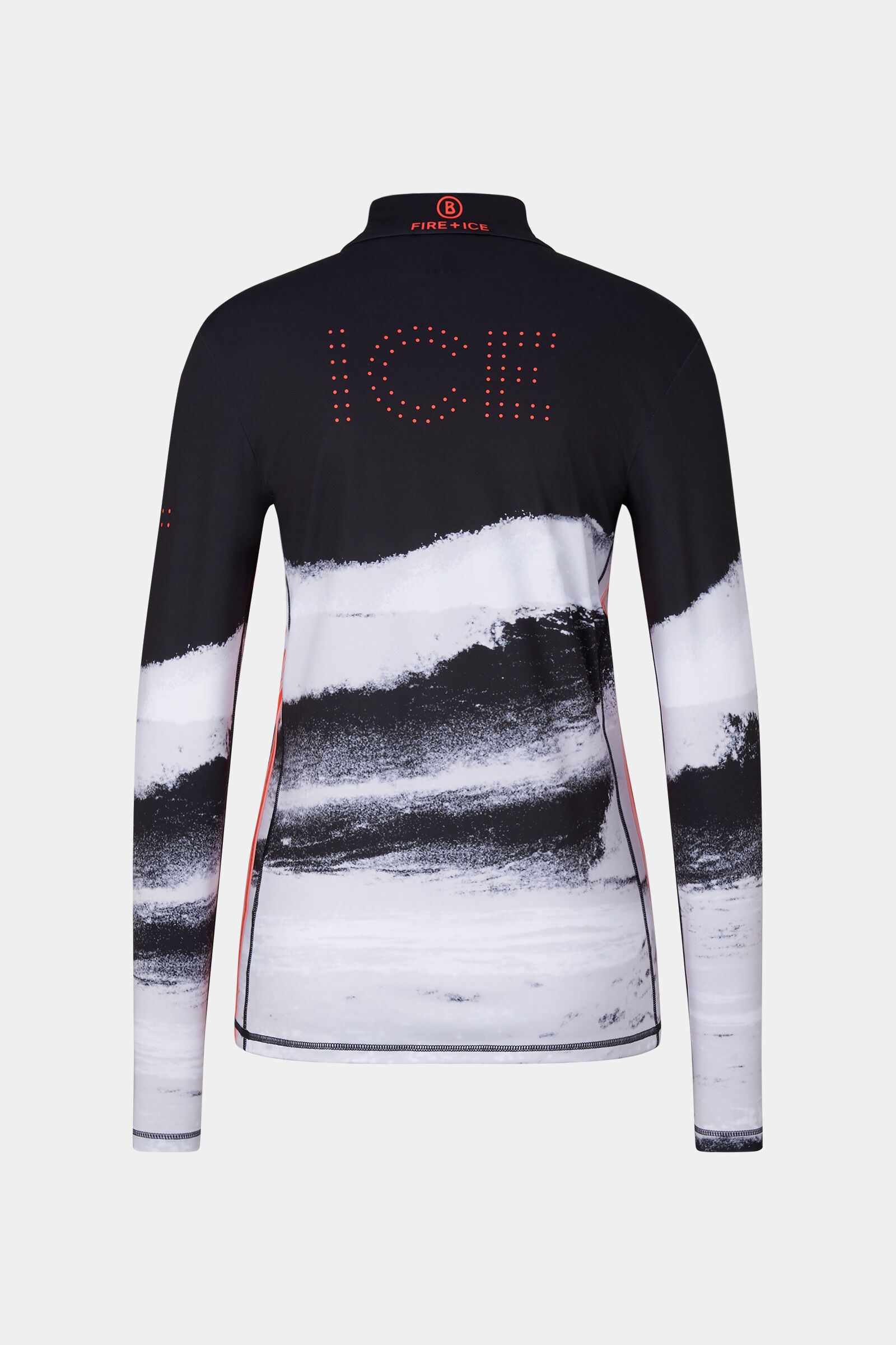 Idda Functional shirt in Black/White/Orange - 7