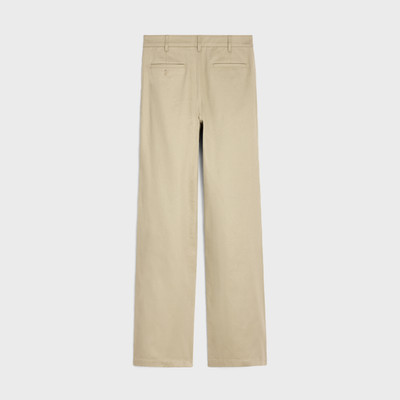 CELINE straight chinos in cotton twill outlook