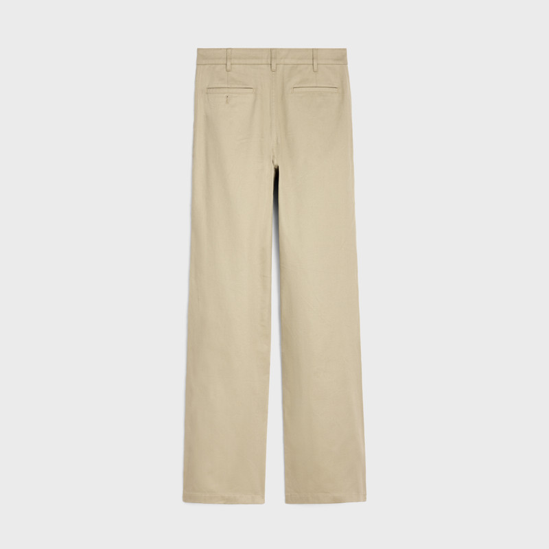 CELINE straight chinos in cotton twill outlook