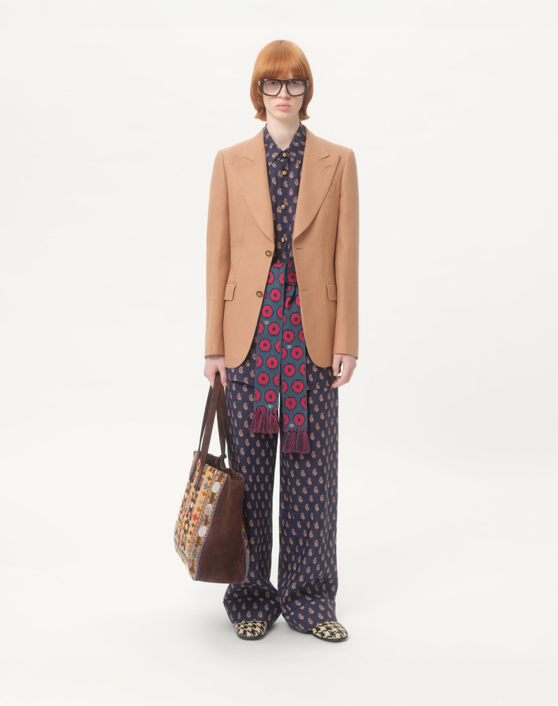 Valentino LIGHTWEIGHT LINEN SHIRT WITH VOYAGE IMAGINAIRE PRINT outlook