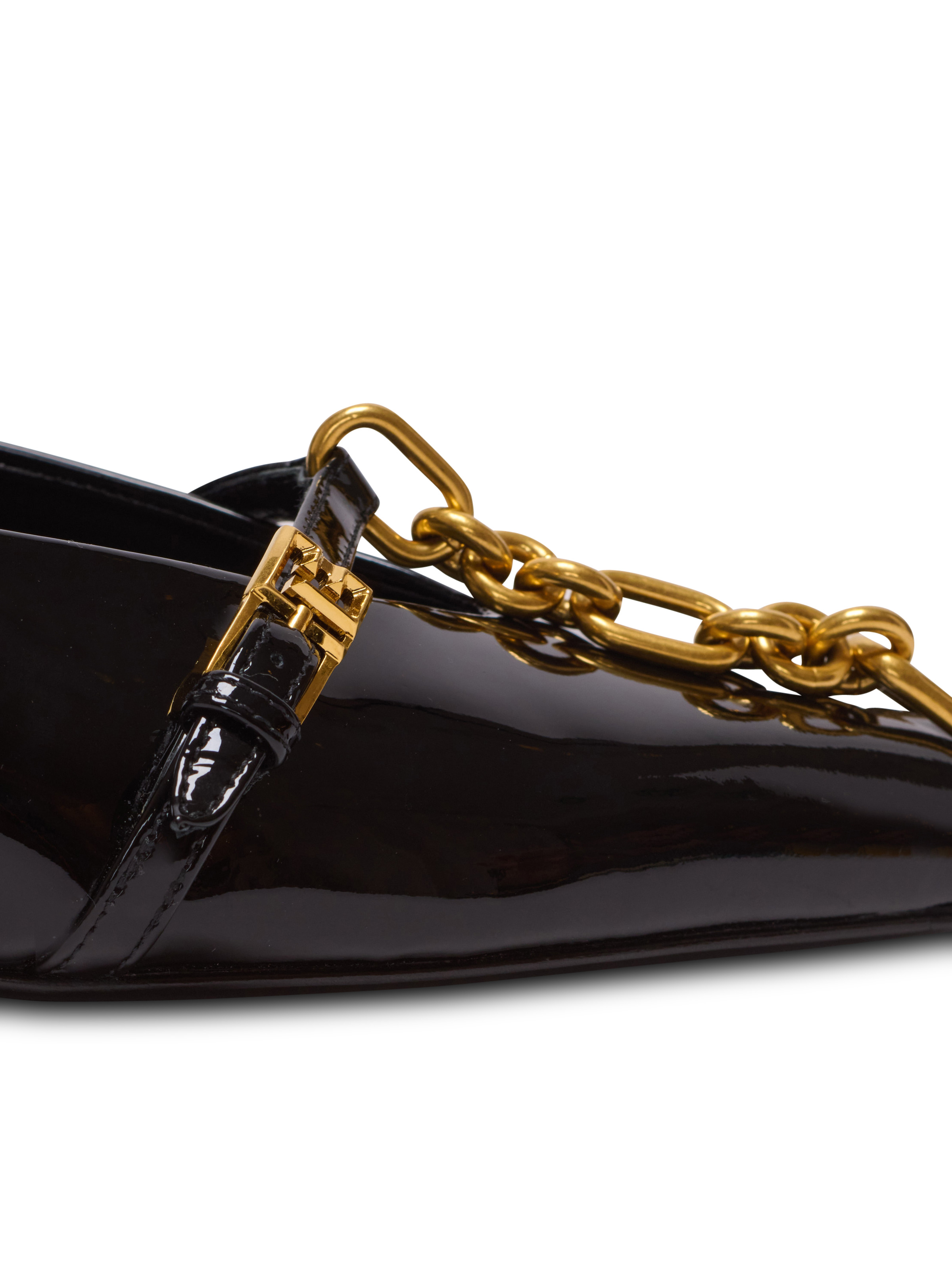 Sync patent leather mules with pointed toe - 6