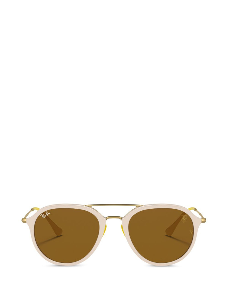 x Scuderia Ferrari pilot-frame sunglasses 1