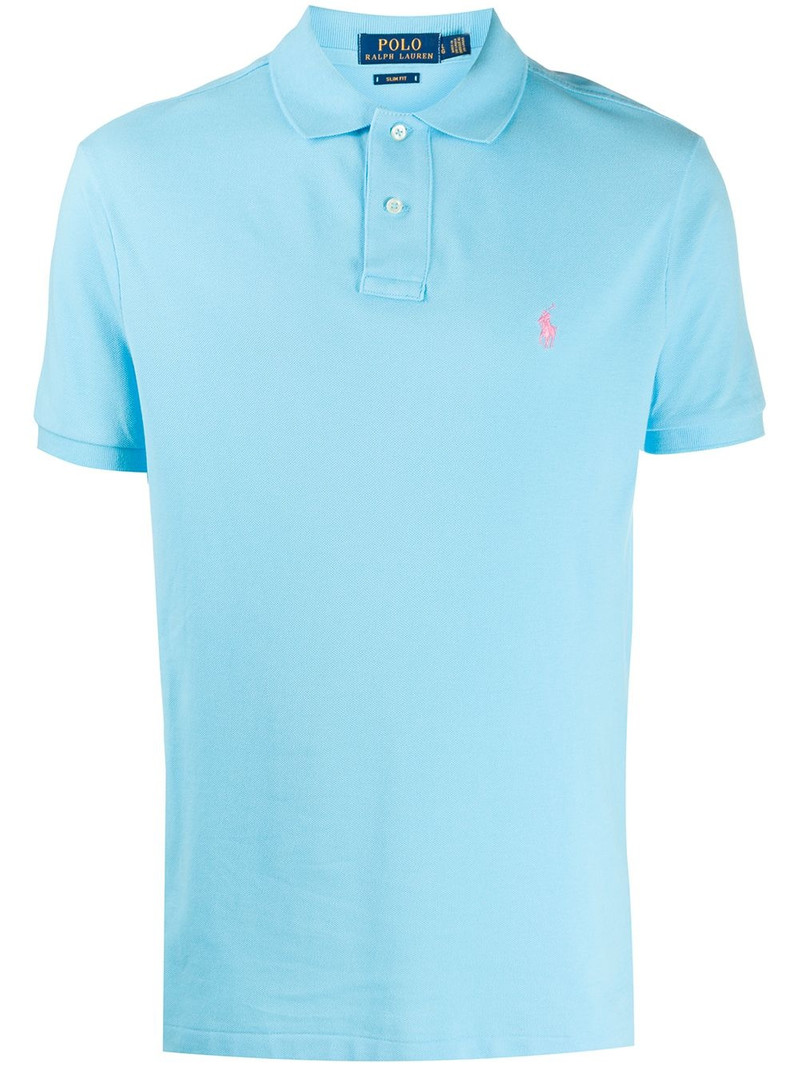 embroidered logo polo shirt 1