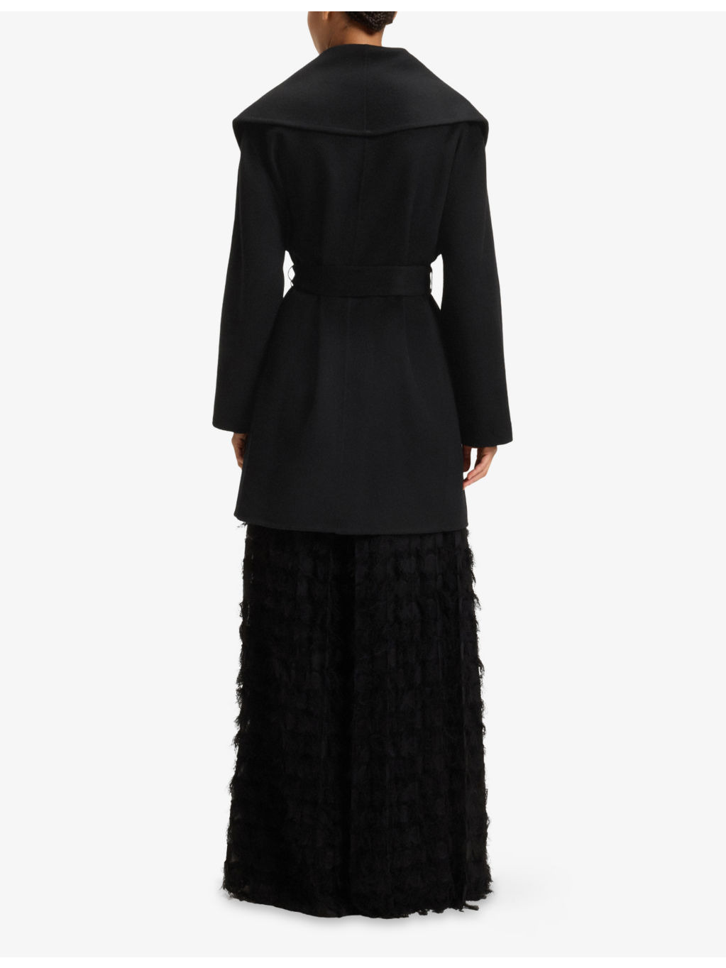Relaxed-Fit Belted-Waist Wool-Blend Coat - 4