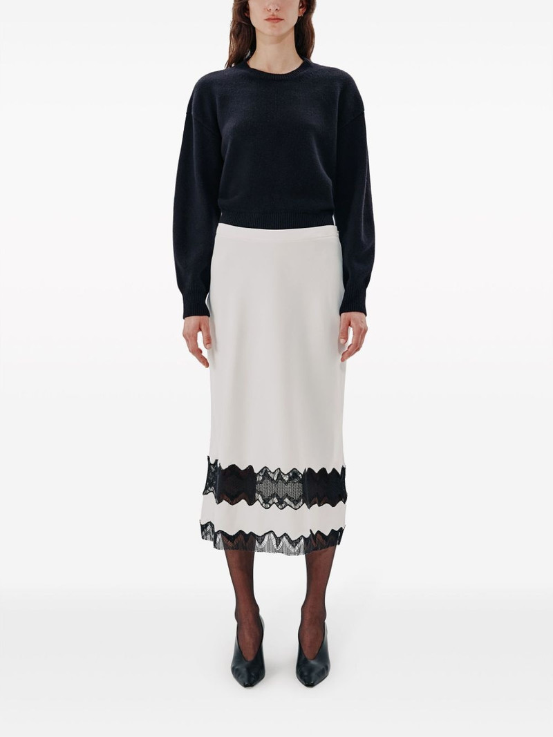 lace high-waist midi skirt 3