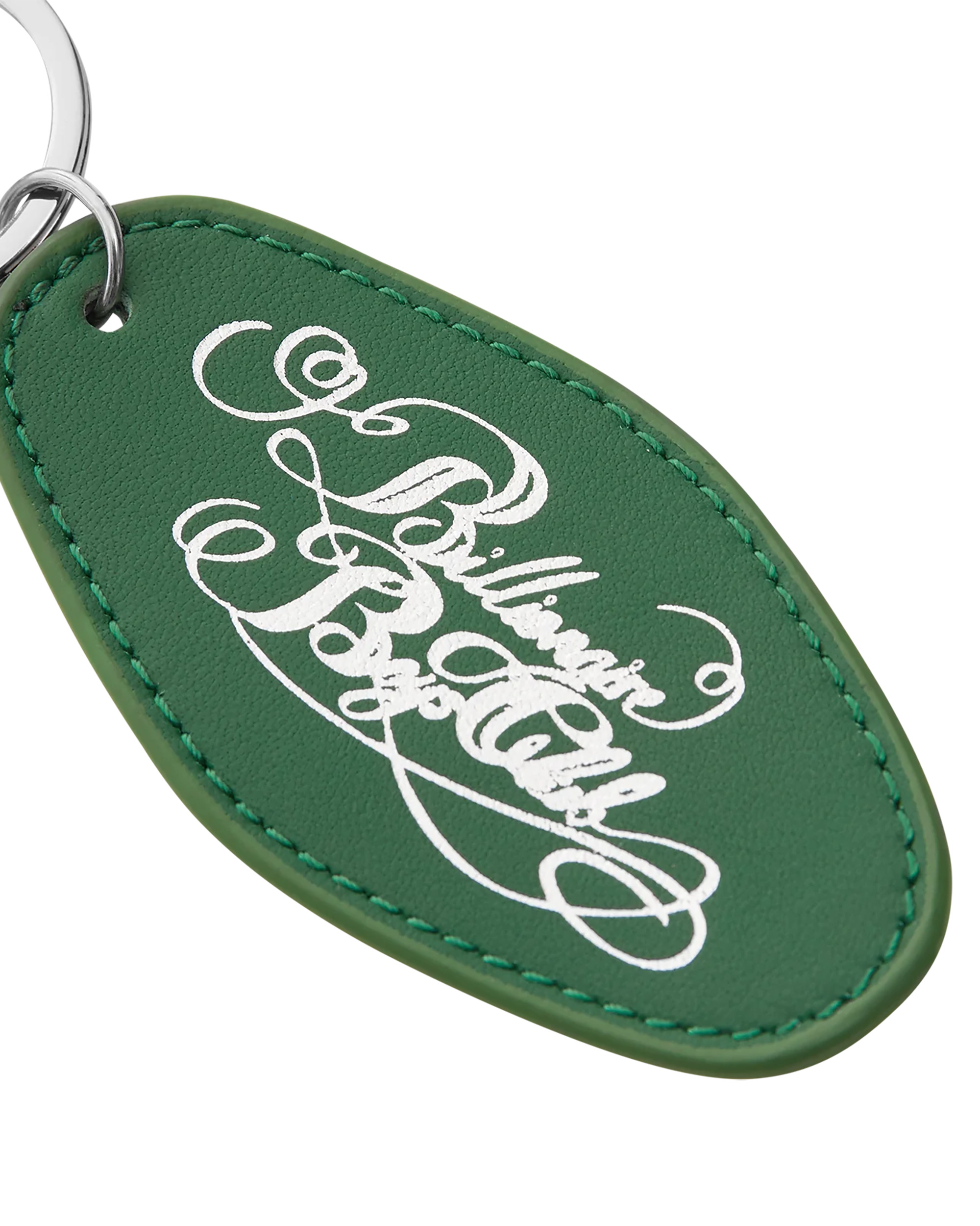 SCRIPT LOGO LEATHER KEYRING - 2