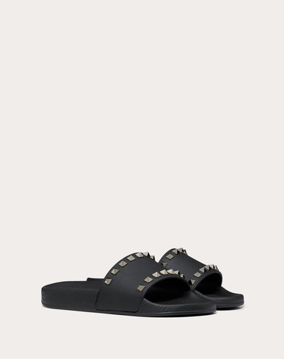 Valentino Rockstud rubber slides outlook