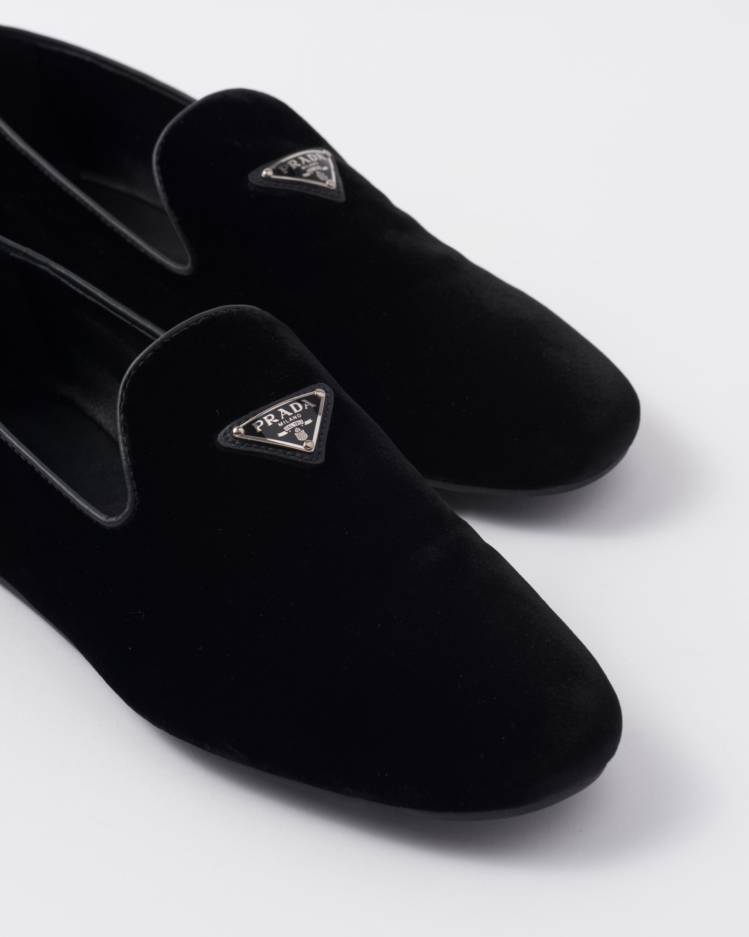 Prada Velvet slip-on shoes | REVERSIBLE