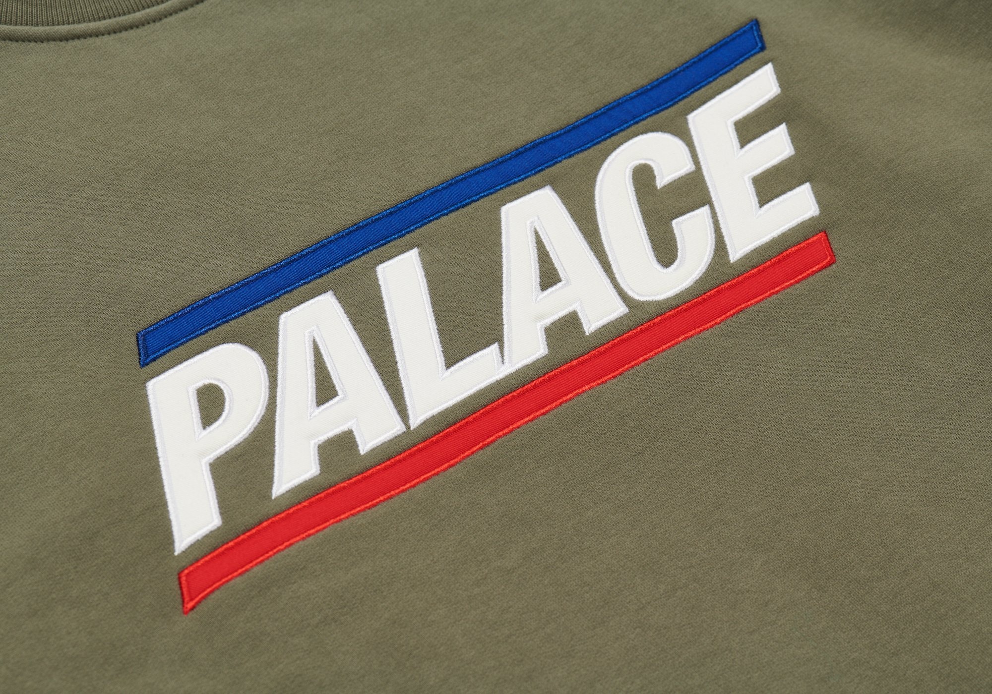 BASICS LOGO CREW OLIVE - 3