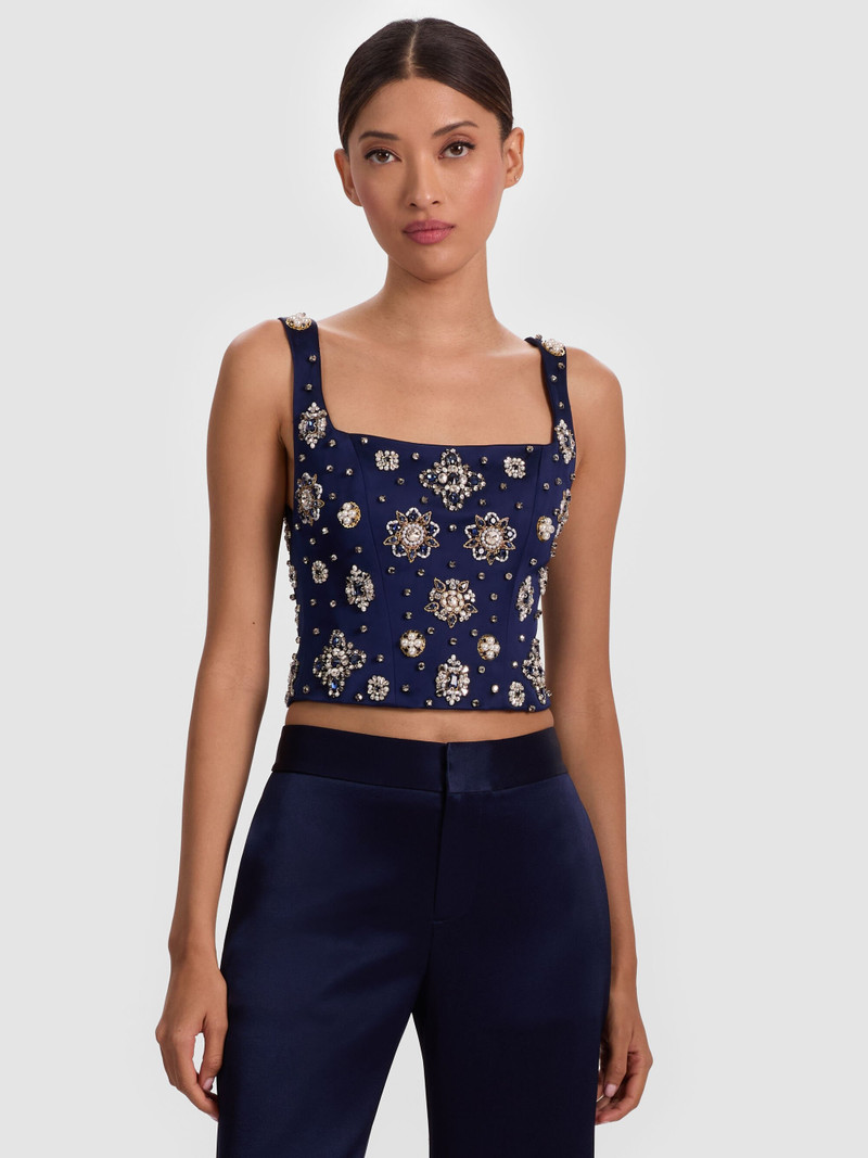 LILLIANNA EMBELLISHED CORSET TOP 3
