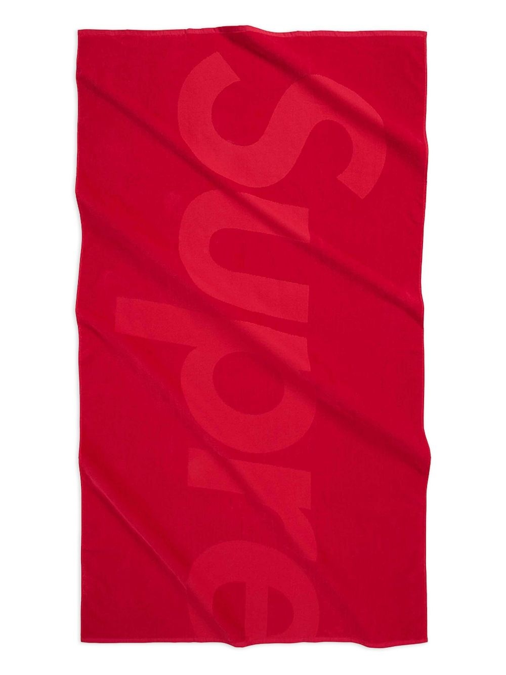 logo-jacquard beach towel - 1