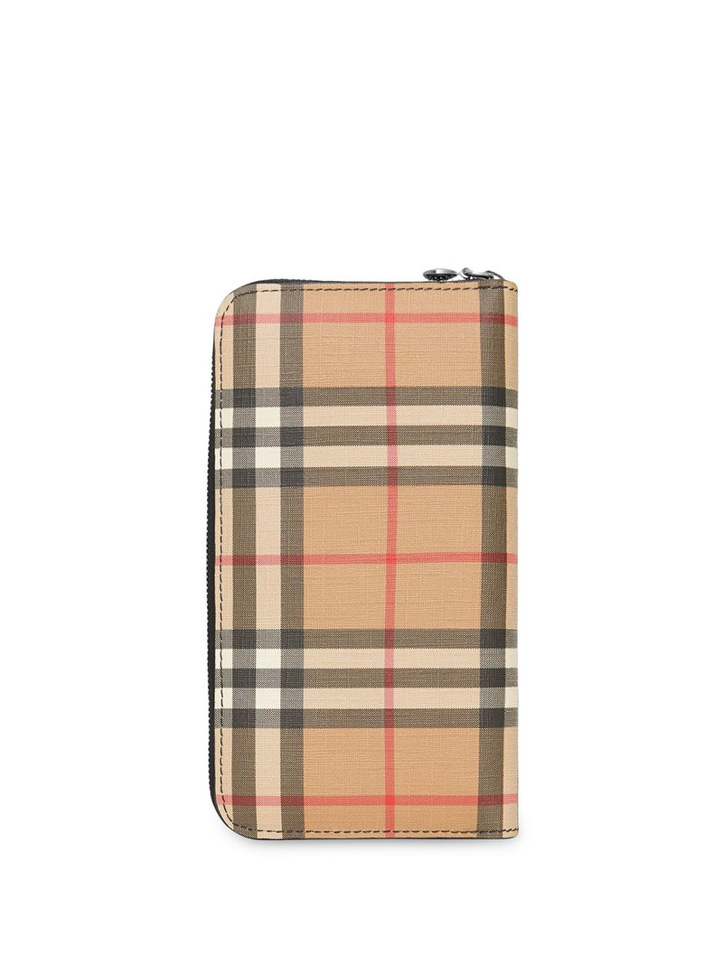 Burberry Vintage-Check zip-around wallet outlook