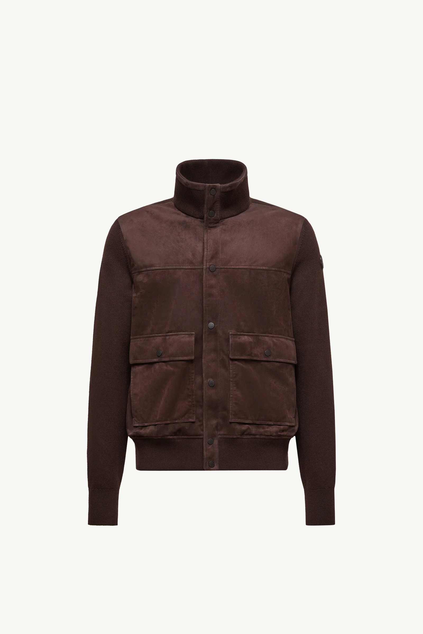 Wool & Suede Cardigan - 1