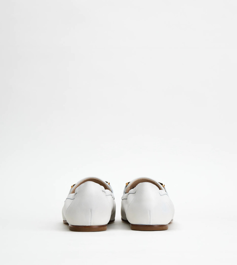 Tod's LOAFERS IN LEATHER - WHITE outlook