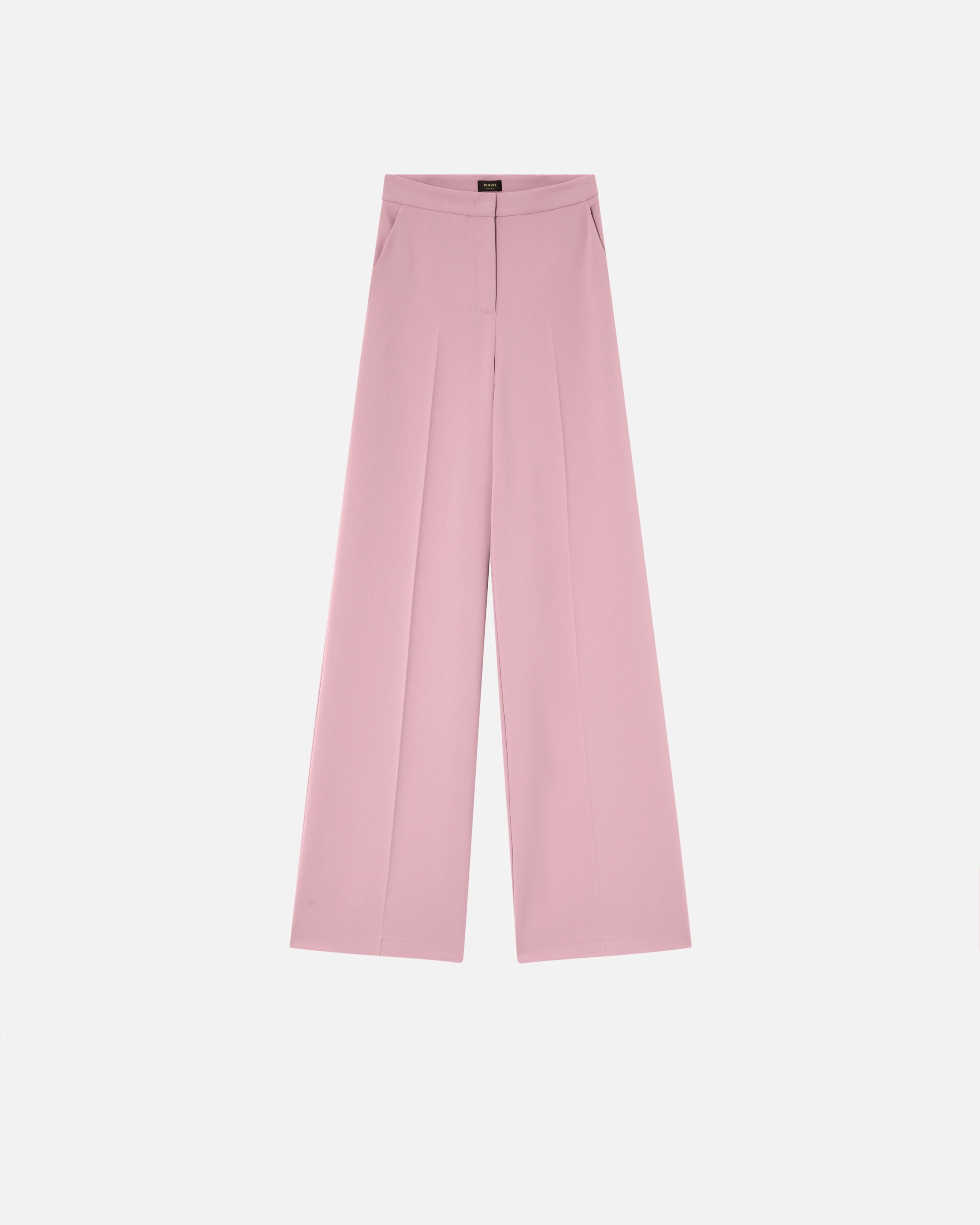 ELEGANT PALAZZO TROUSERS IN CREPE - 1